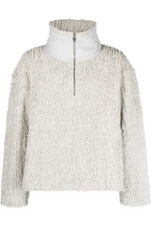 CRAIG GREEN Half-zip loopback-knit jumper