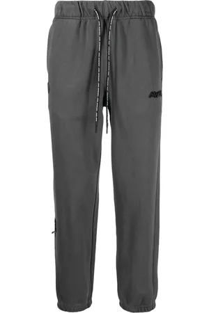 A Bathing Ape Logo-embroidered cotton track pants