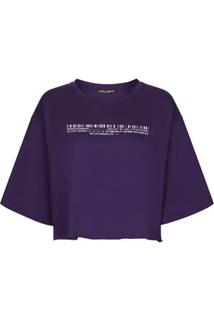 Dolce & Gabbana Text-print cotton T-shirt