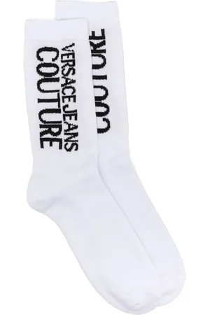 Versace Goddess logo-print Socks - Farfetch