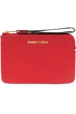 Bimba Y Lola Logo-plaque Zipped Tote Bag in Red