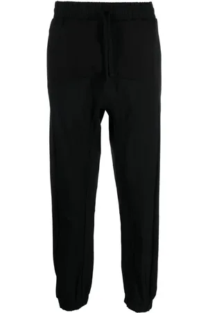 THOM KROM Drawstring tapered-leg track pants