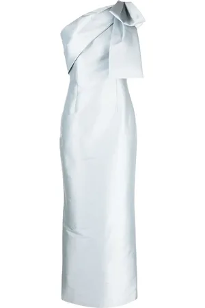 Sachin & Babi Bonnie satin-finish gown