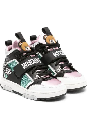 Moschino Teddy Bear-motif panelled sneakers