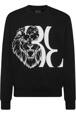 BILLIONAIRE Lion-print cotton sweatshirt