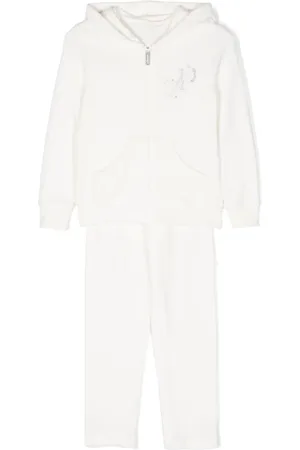 Lapin House Logo-embroidered zip-up tracksuit
