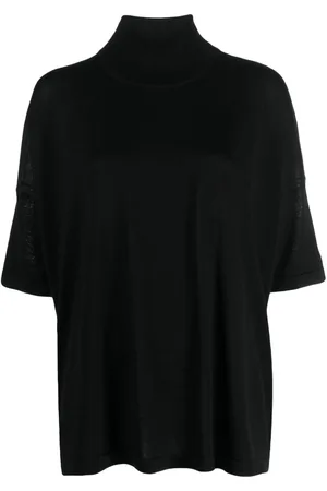 GENTRYPORTOFINO High-neck fine-knit top