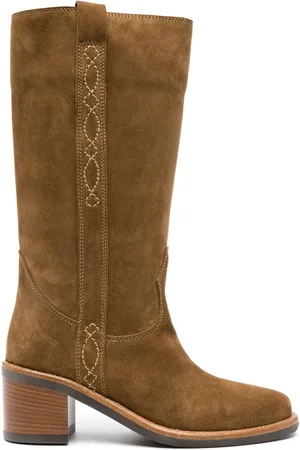 Ash 60mm suede leather boots
