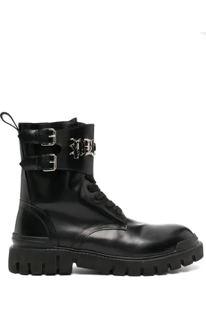 Philipp Plein Gothic Plein leather ankle boots
