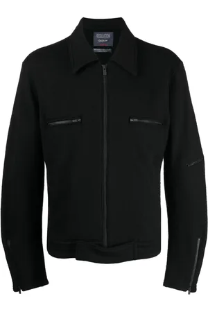 YOHJI YAMAMOTO Zip-up wool shirt jacket