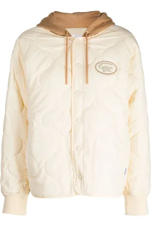 Chocoolate Quilted logo-embroidered jacket