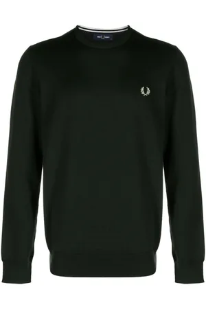 Fred Perry Logo-embroidered crew-neck jumper