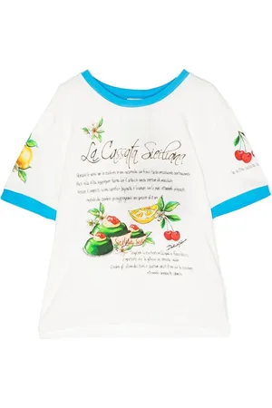 Dolce & Gabbana Graffiti Embroidered Logo Cotton Graphic Tee In Multicolour