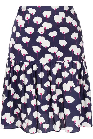 Paule Ka Poppy print skirt