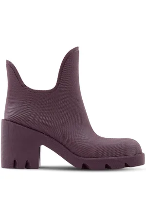 Burberry 70mm round-toe slip-on boots