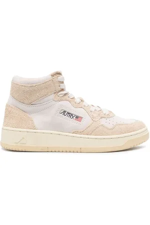 Autry Panelled leather high-top sneakers