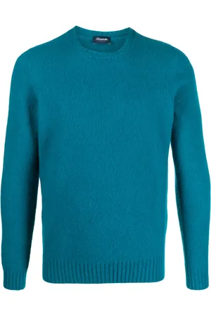 DRUMOHR Brushed-effect crew-neck wool jumper