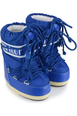 Moon Boot Kids Lace Up Logo Snow Boots - Farfetch