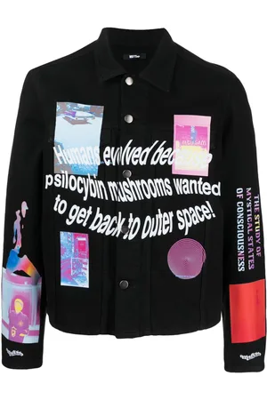 Msftsrep Graphic-print denim jacket