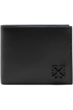 Off-White c/o Virgil Abloh Monogram Leather Bifold Wallet in Green
