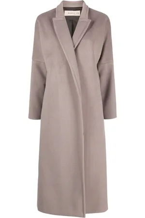 BLANCA Calomeria felted maxi coat