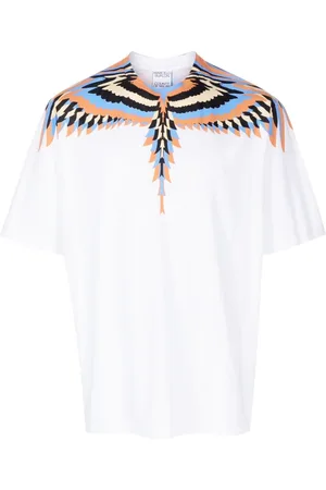 MARCELO BURLON Optical Wings-print cotton T-shirt