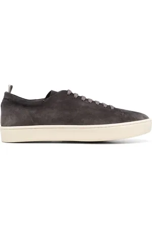 Officine creative Logo-debossed low-top suede sneakers