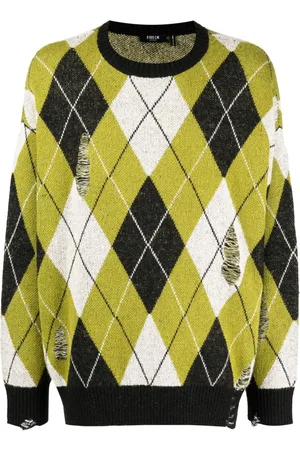 FIVE CM Ripped-detail knitted jumper