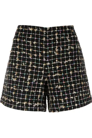 Twin-Set Boucl?? textured short shorts