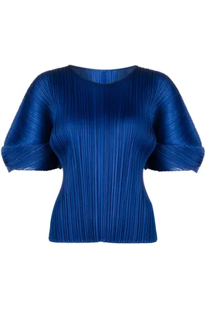 PLEATS PLEASE ISSEY MIYAKE Monthly Colors August plissé blouse
