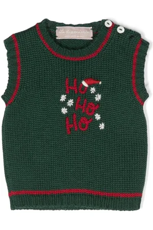 LA STUPENDERIA Embroidered-design round-neck vest