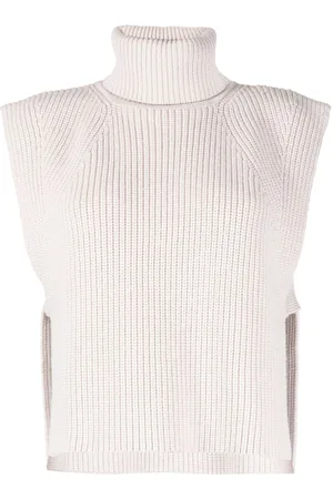 Marant Etoile Roll-neck crochet vest