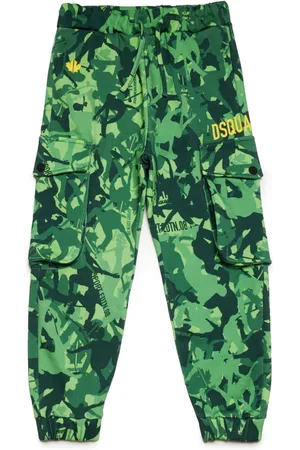 Dsquared2 Camouflage-print cargo track pants