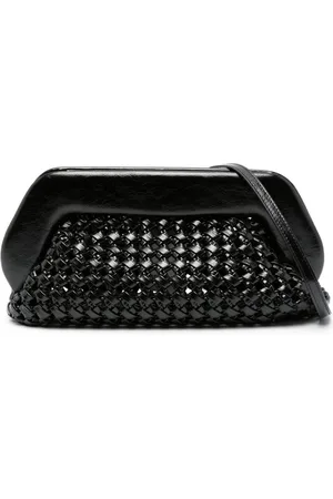 Themoirè Gea Sparkling clutch bag - Black