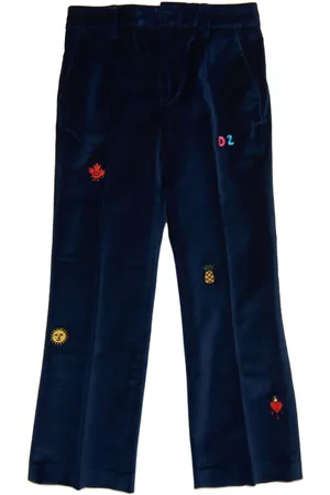 Dsquared2 Patch-detail cotton trousers