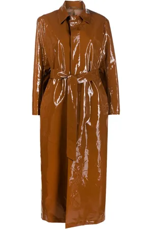 Filippa K Glossy-finish trench coat