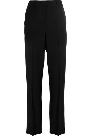 Emporio Armani Straight-leg crepe trousers