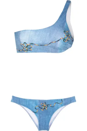 AMIR SLAMA Embroidered two-piece bikini set