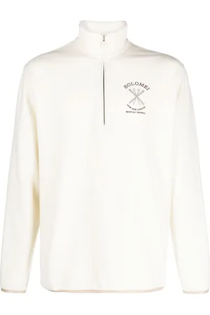 Brunello Cucinelli Embroidered roll-neck sweatshirt