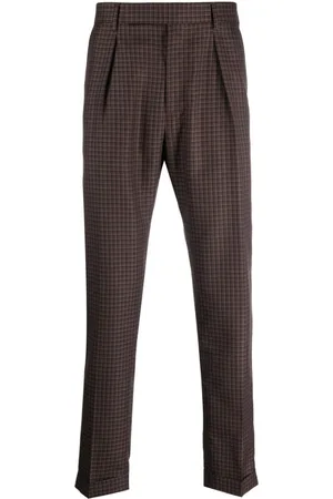 Paul Smith Gingham-check wool trousers