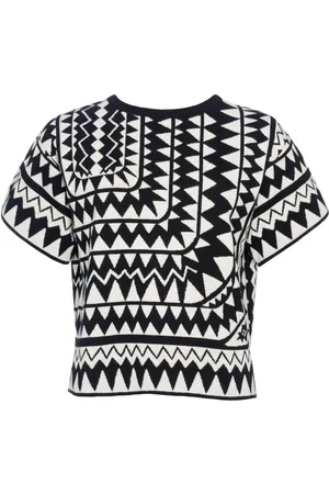 ERES Cheyenne geometric-jacquard T-shirt