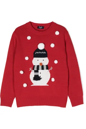 Il gufo Snowman Christmas jumper
