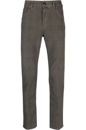Jacob Cohen Mini check-print skinny trousers