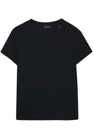 ANINE BING Amani logo-plaque T-shirt