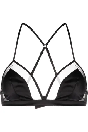 Dolce & Gabbana Panelled tulle satin bra