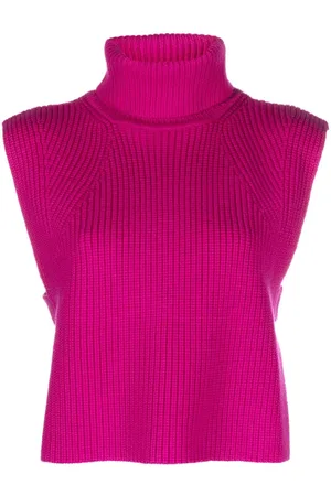 Marant Etoile Roll-neck merino vest