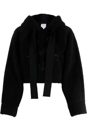 Patou Letter-appliqu?? fleece hoodie