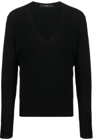 SAPIO V-neck virgin wool jumper