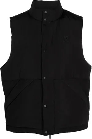 Represent Logo-appliqué quilted gilet
