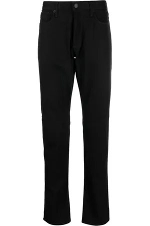 Emporio Armani Logo-plaque straight-leg jeans